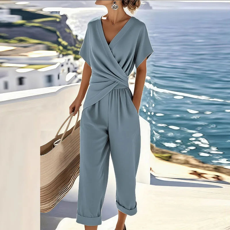 Maeve — Wrap-Front Two-Piece Set