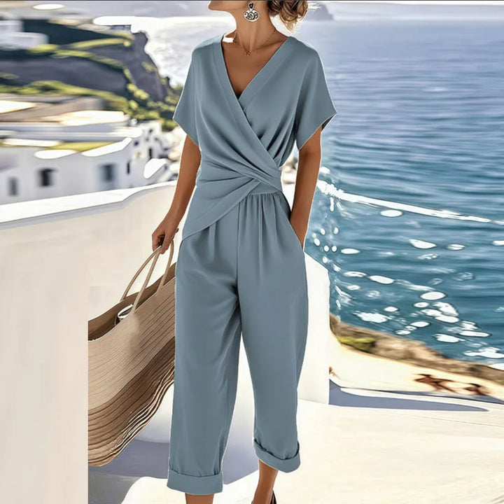 Maeve — Wrap-Front Two-Piece Set