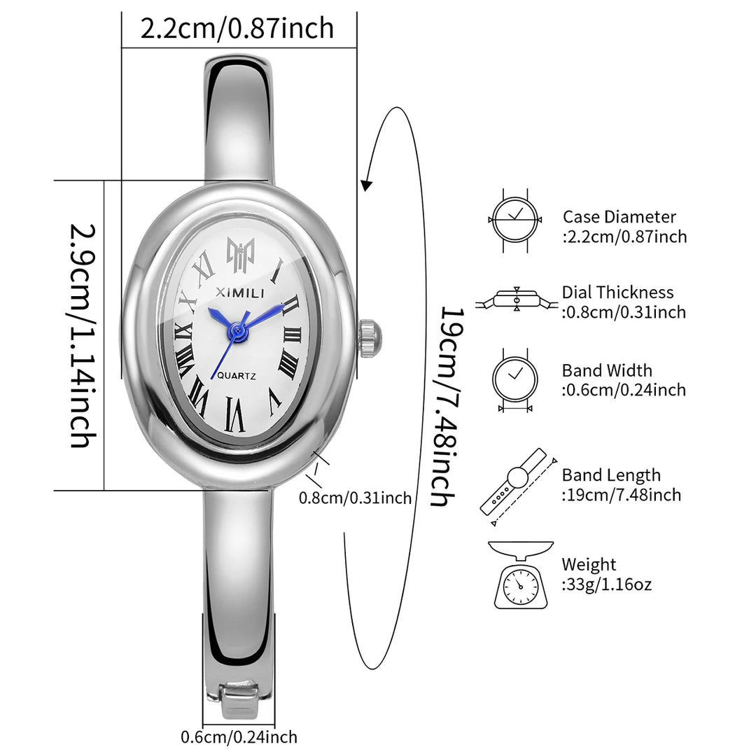 Orla — Oval Roman Numeral Watch