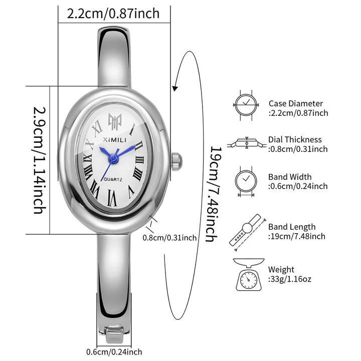 Orla — Oval Roman Numeral Watch