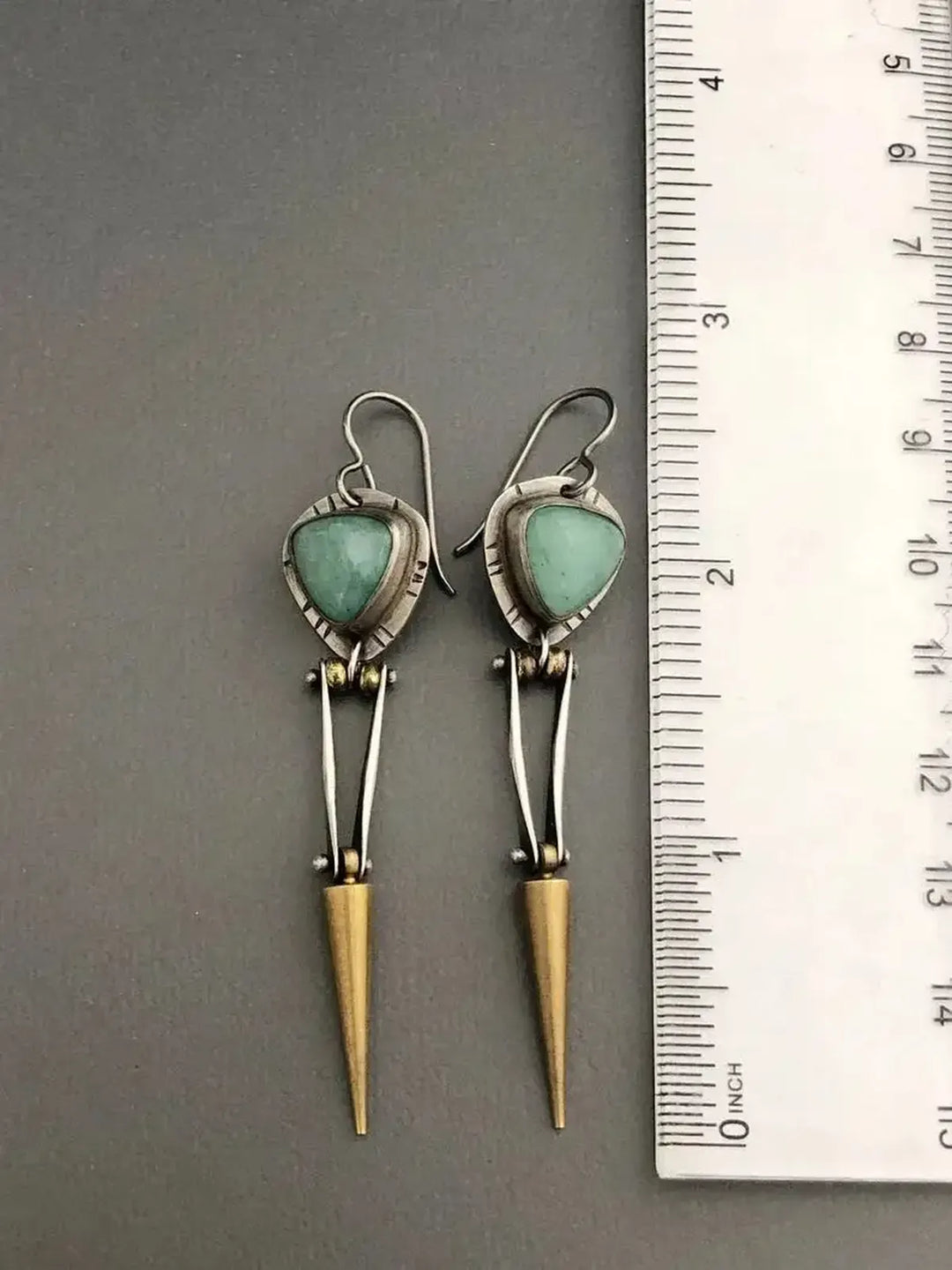 Saoirse — Vintage Natural Stone Earrings