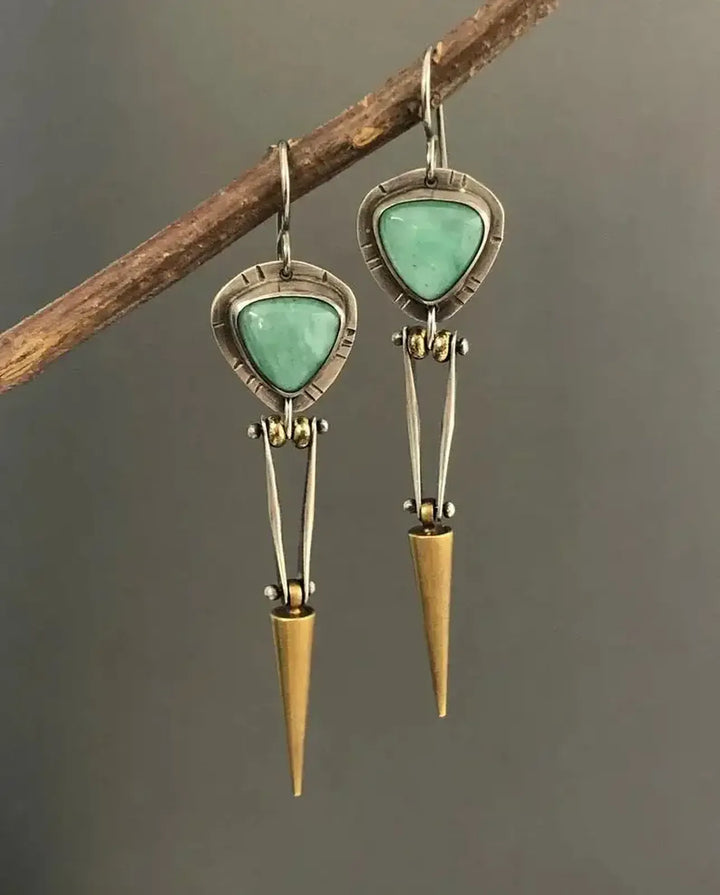 Saoirse — Vintage Natural Stone Earrings
