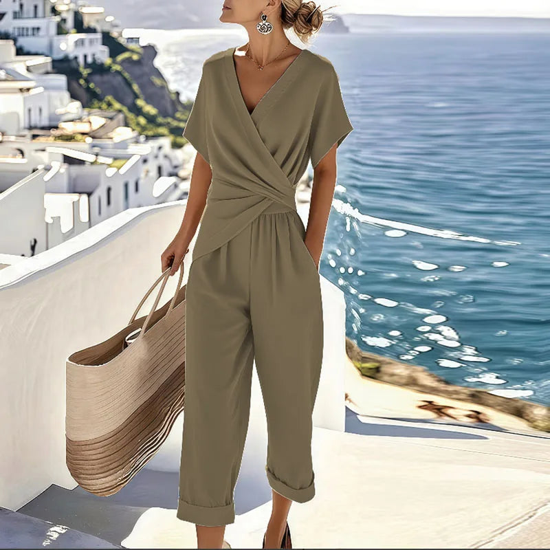 Maeve — Wrap-Front Two-Piece Set