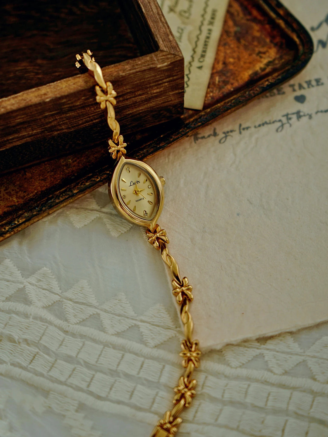 Ciara — Petite Gold Dial Watch