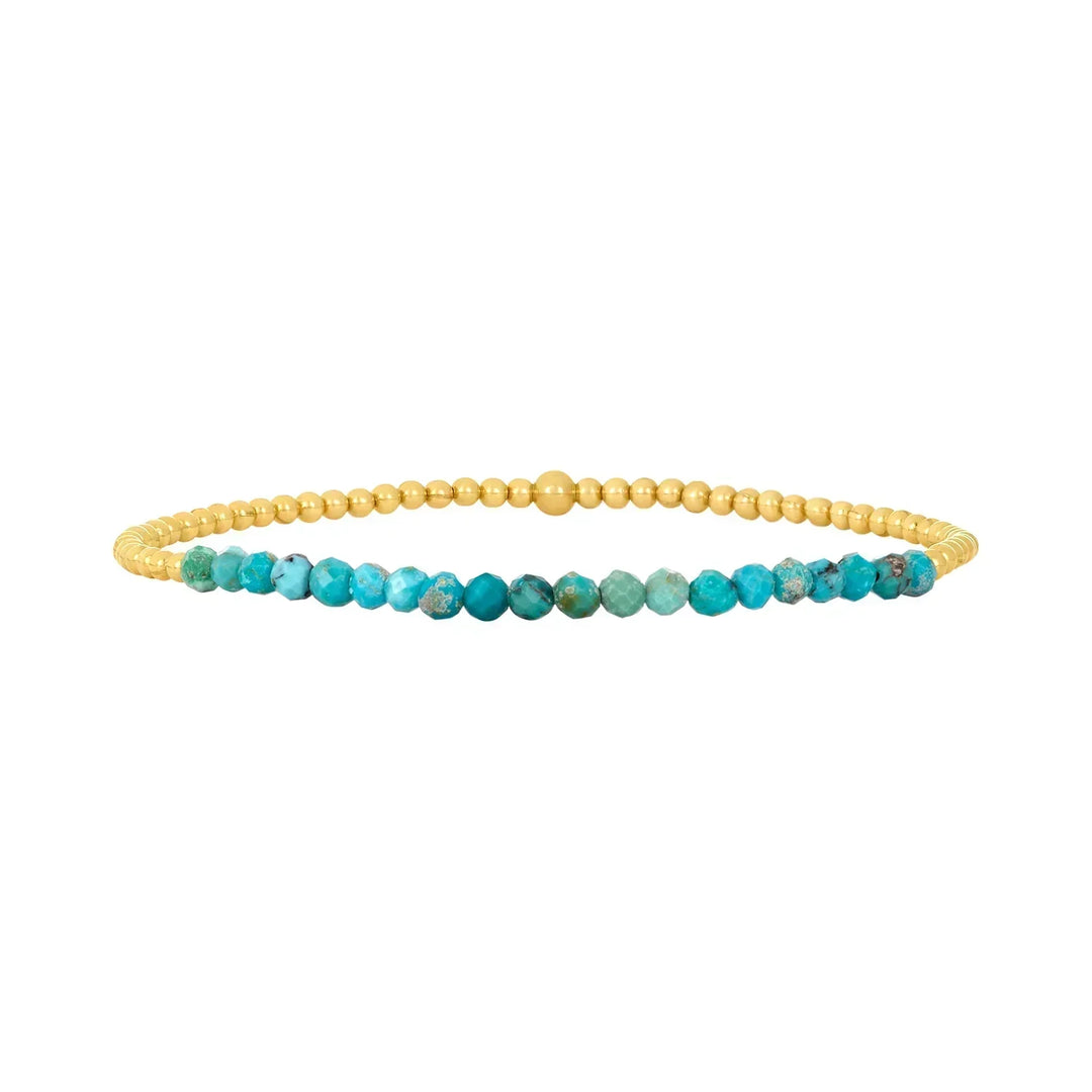 Síle — Turquoise & Gold Bracelet Stack