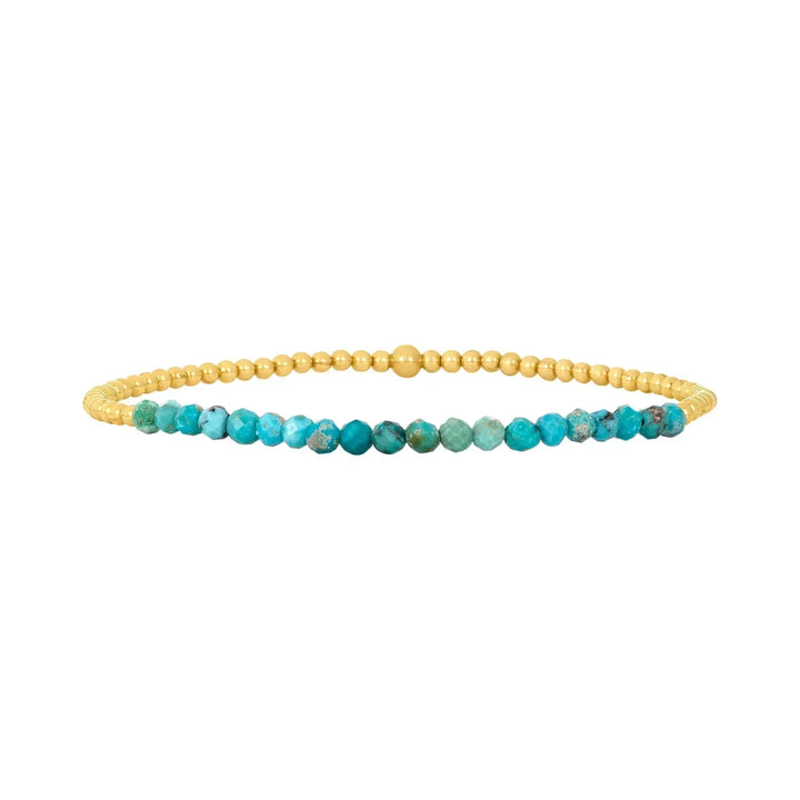 Síle — Turquoise & Gold Bracelet Stack