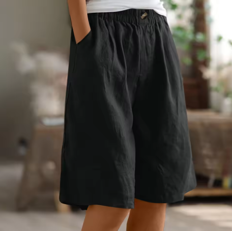 Fiadh | Wide-Leg Linen Shorts