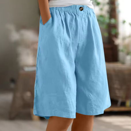 Fiadh | Wide-Leg Linen Shorts