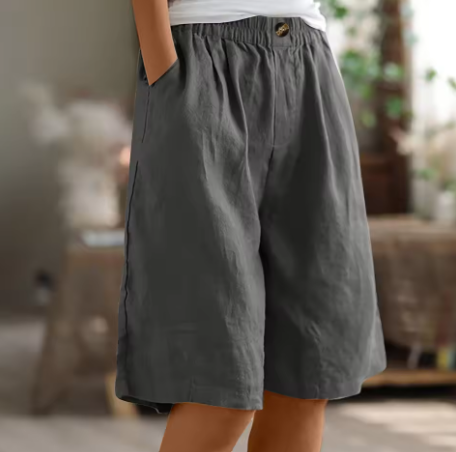 Fiadh | Wide-Leg Linen Shorts