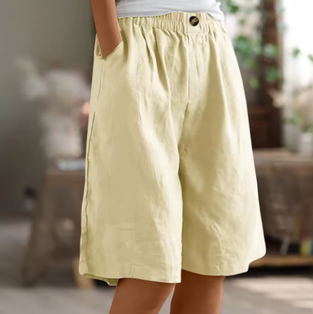 Fiadh | Wide-Leg Linen Shorts