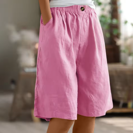 Fiadh | Wide-Leg Linen Shorts