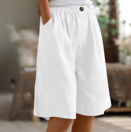 Fiadh | Wide-Leg Linen Shorts