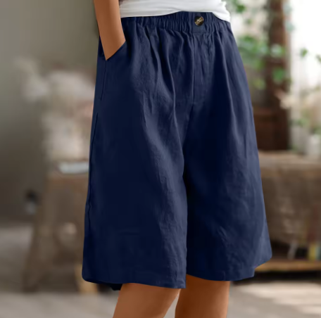 Fiadh | Wide-Leg Linen Shorts