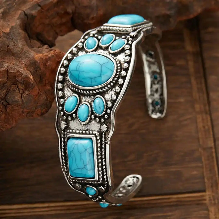 Aoibhe — Vintage Turquoise Cuff Bracelet