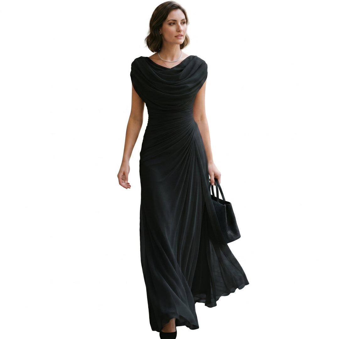 Mirellea | Elegant Draped Maxi Dress