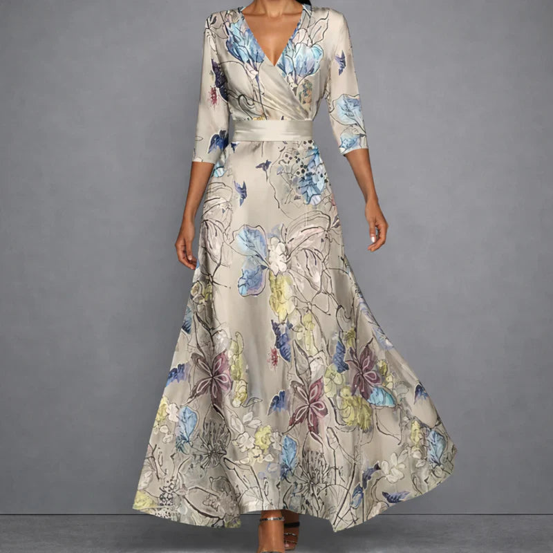 Calla | Floral Wrap Maxi Dress
