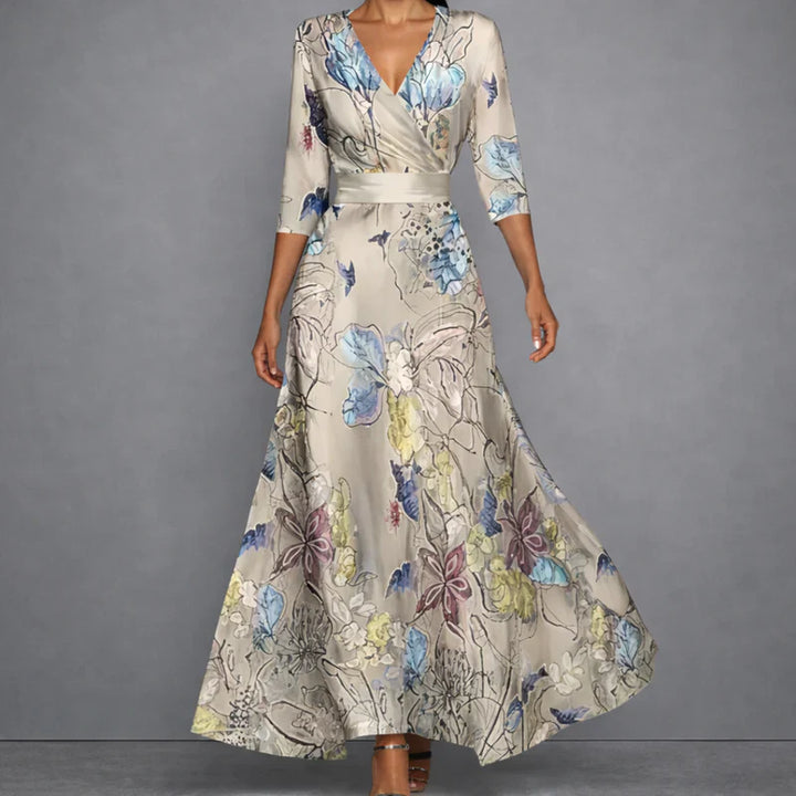 Calla | Floral Wrap Maxi Dress