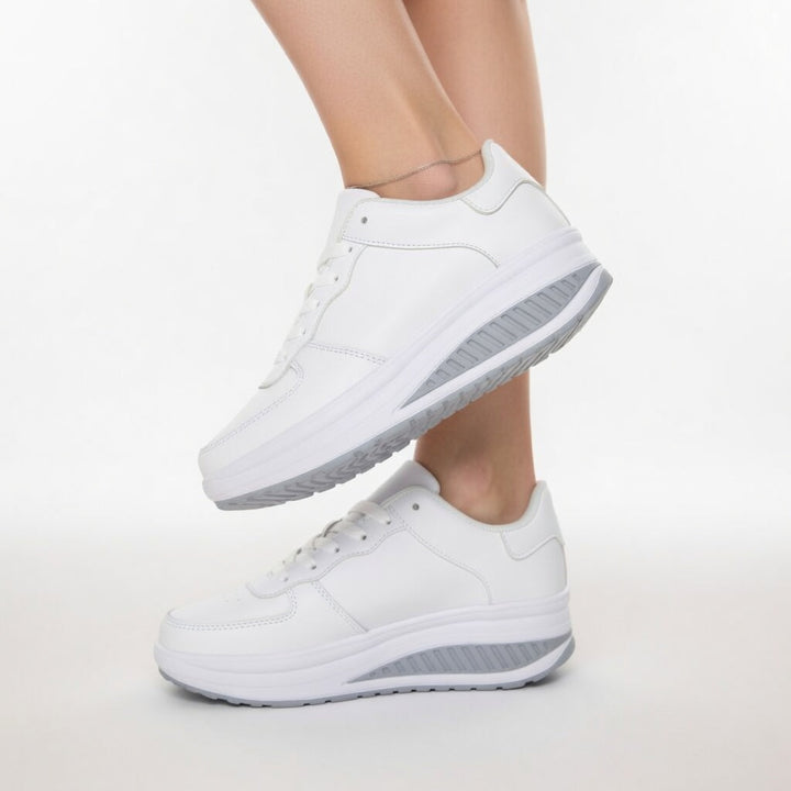 Auréline™ — Elegant Modern Ergonomic Wedge Sneakers