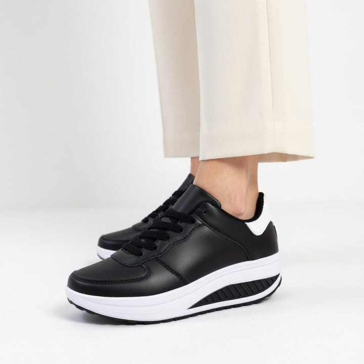 Auréline™ — Elegant Modern Ergonomic Wedge Sneakers