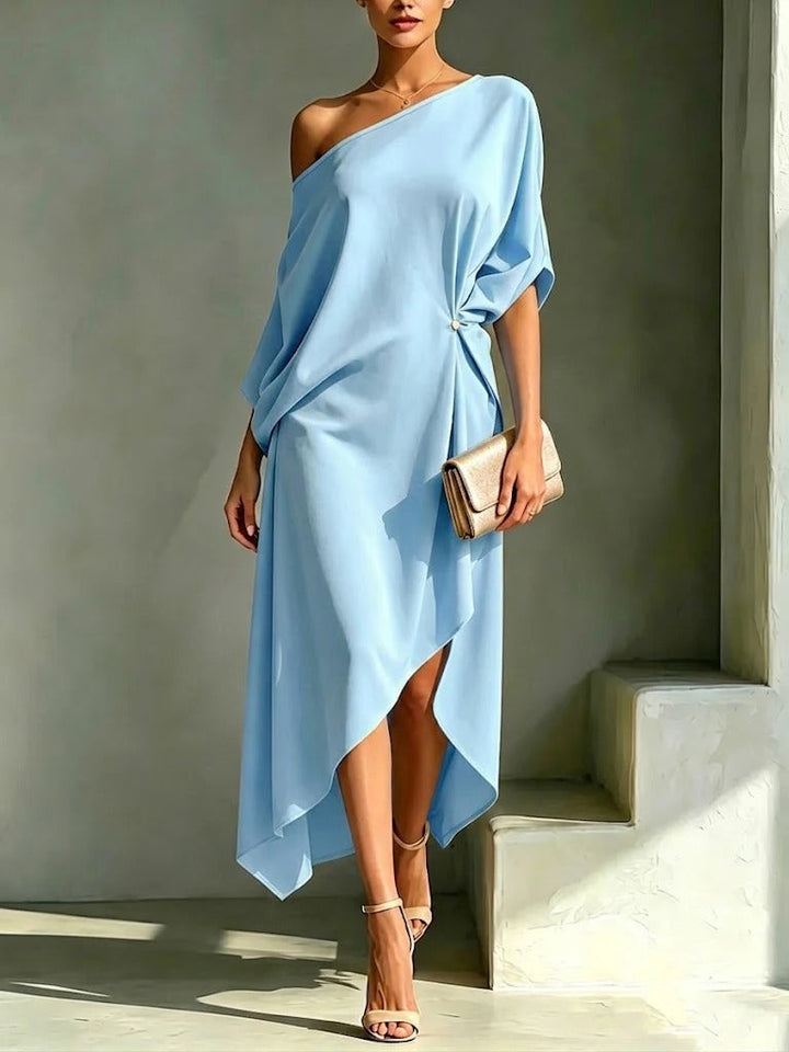 Órlaith — Asymmetric One-Shoulder Dress