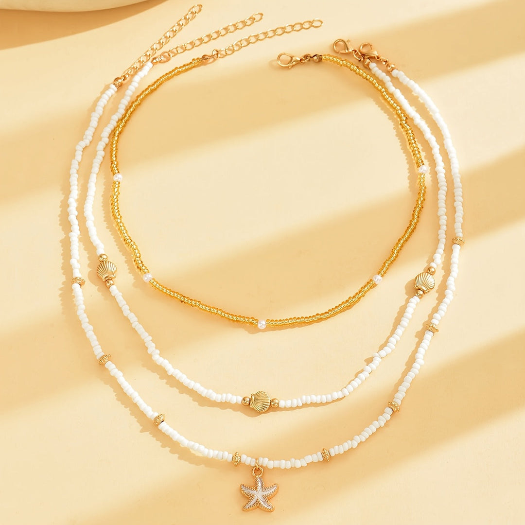 Aoife — Coastal Layered Pearl Necklace