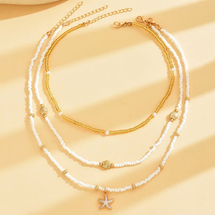 Aoife — Coastal Layered Pearl Necklace