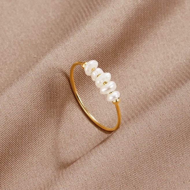 Ciara — Delicate Pearl Solitaire Ring