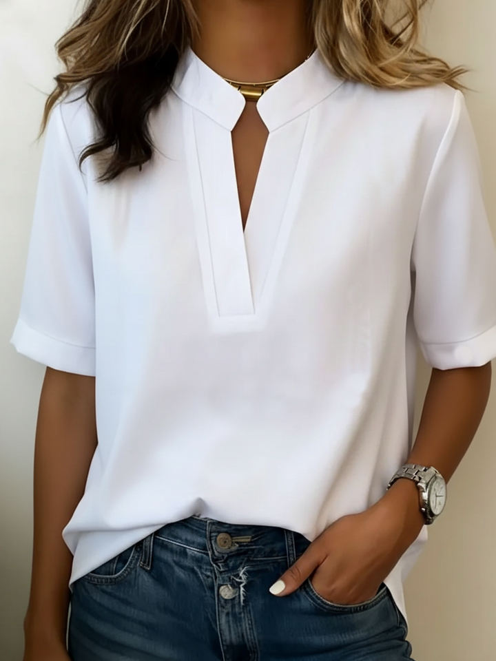 Ciara | Elegant V-Neck Blouse