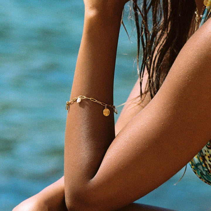 Éabha — Radiant Sun Charm Bracelet