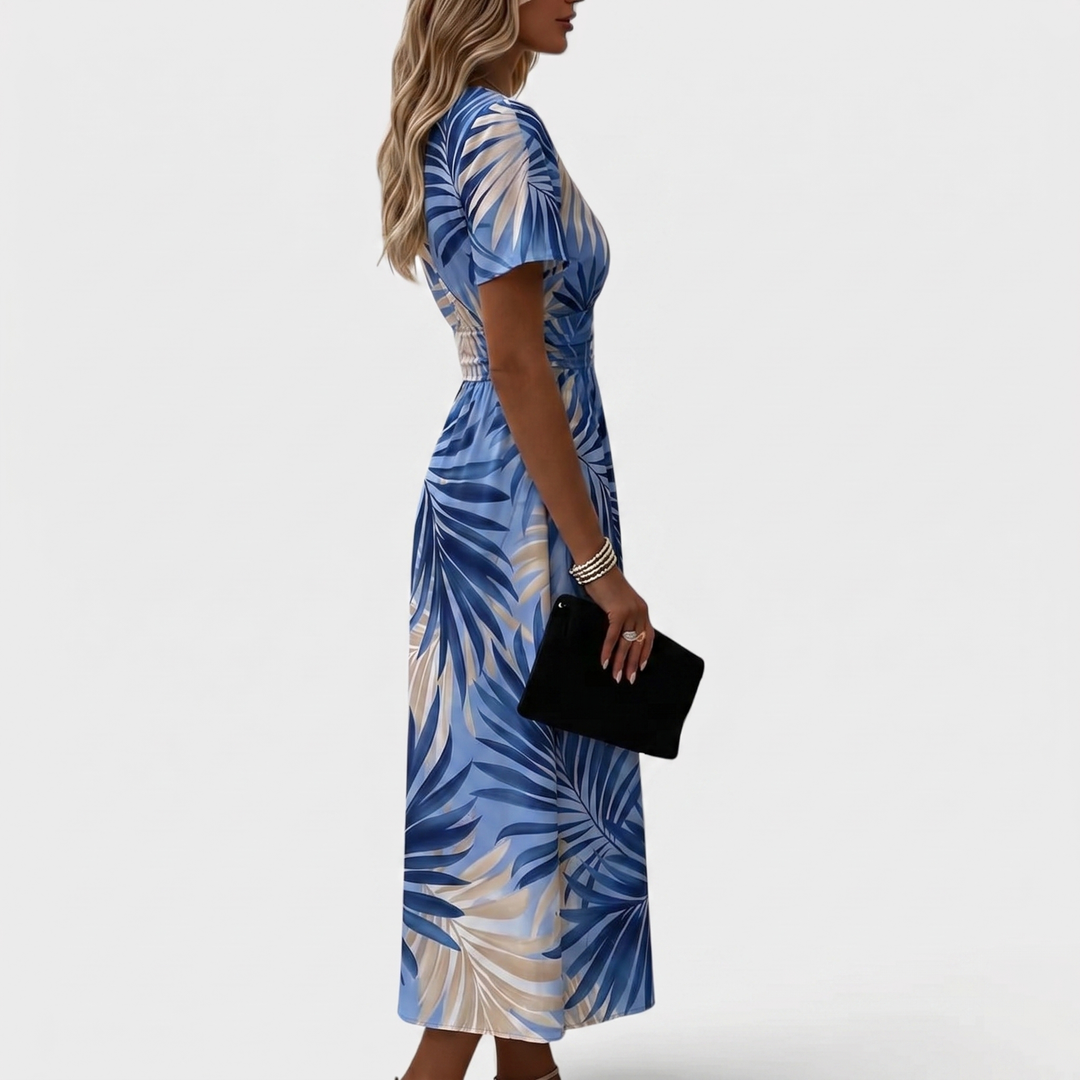 Dana | V-Neck Elegant Midi Dress