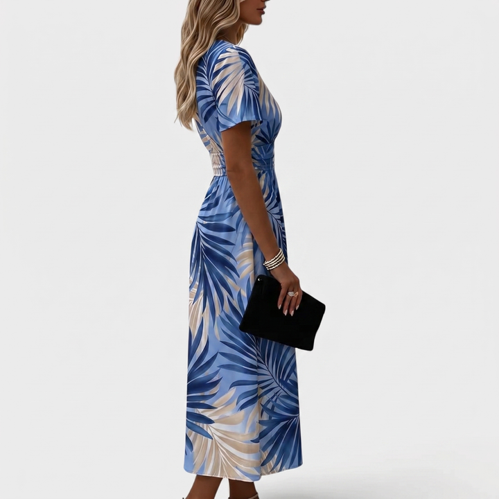 Dana | V-Neck Elegant Midi Dress
