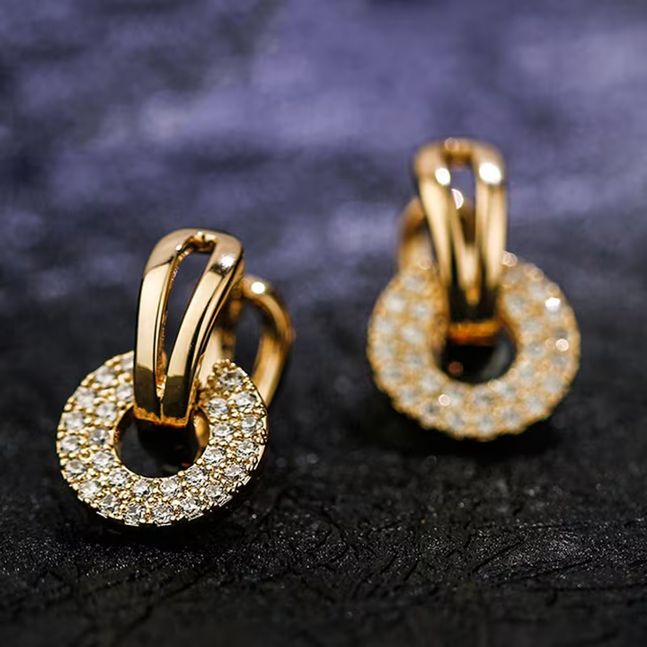 Mab — The Rose Halo Earrings