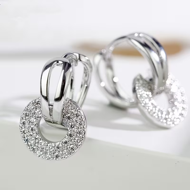 Mab — The Rose Halo Earrings