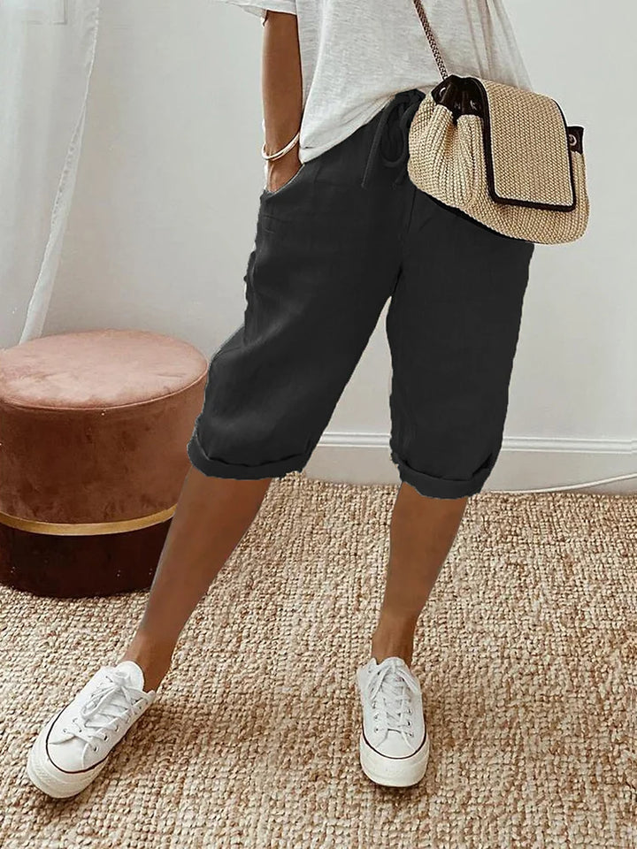 Claire | Cropped Comfort Trousers