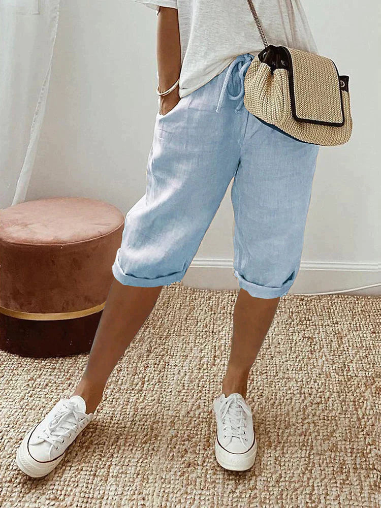 Claire | Cropped Comfort Trousers