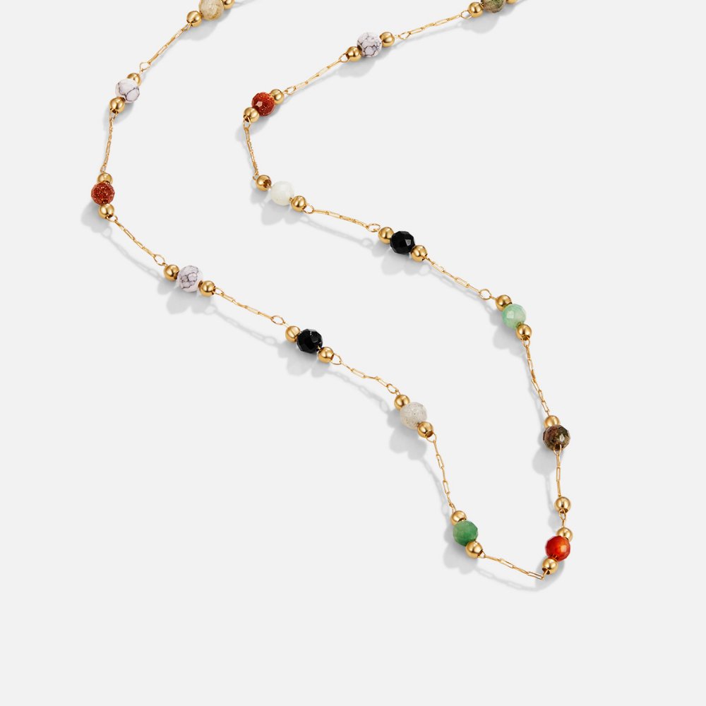 Fiadh — Minimalist Stone Pendant Necklace
