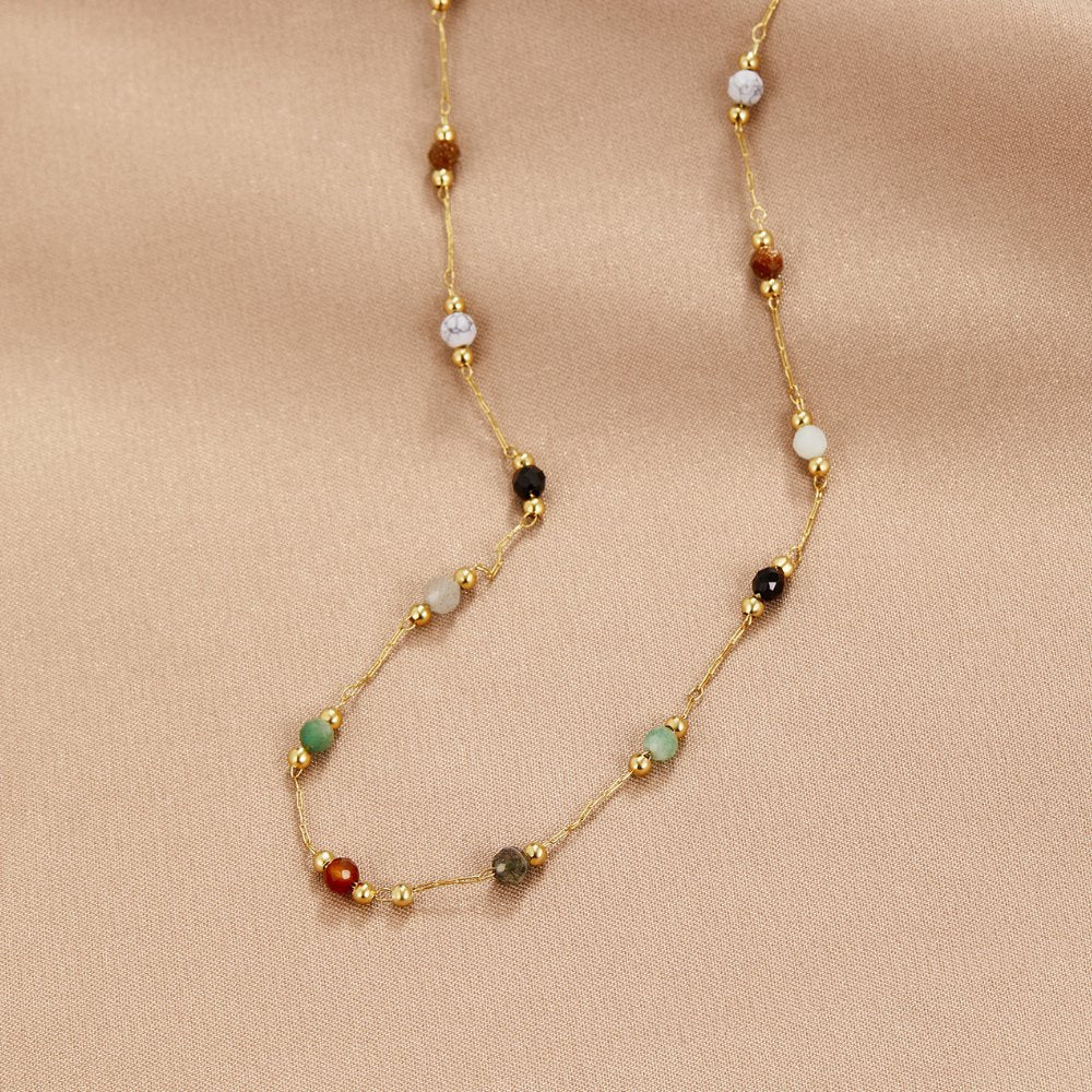 Fiadh — Minimalist Stone Pendant Necklace