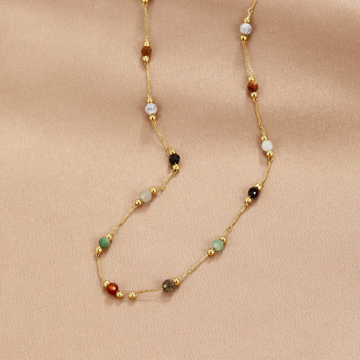 Fiadh — Minimalist Stone Pendant Necklace