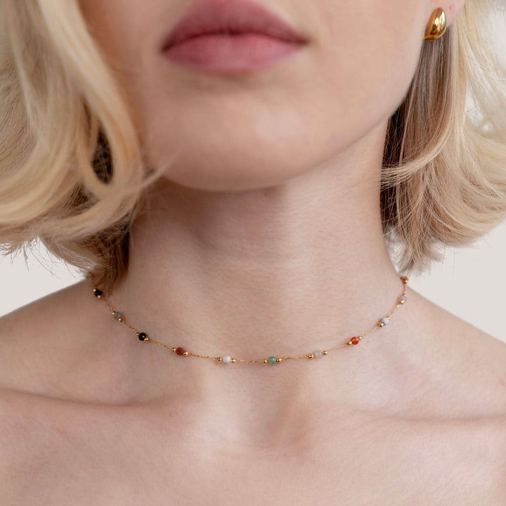 Fiadh — Minimalist Stone Pendant Necklace