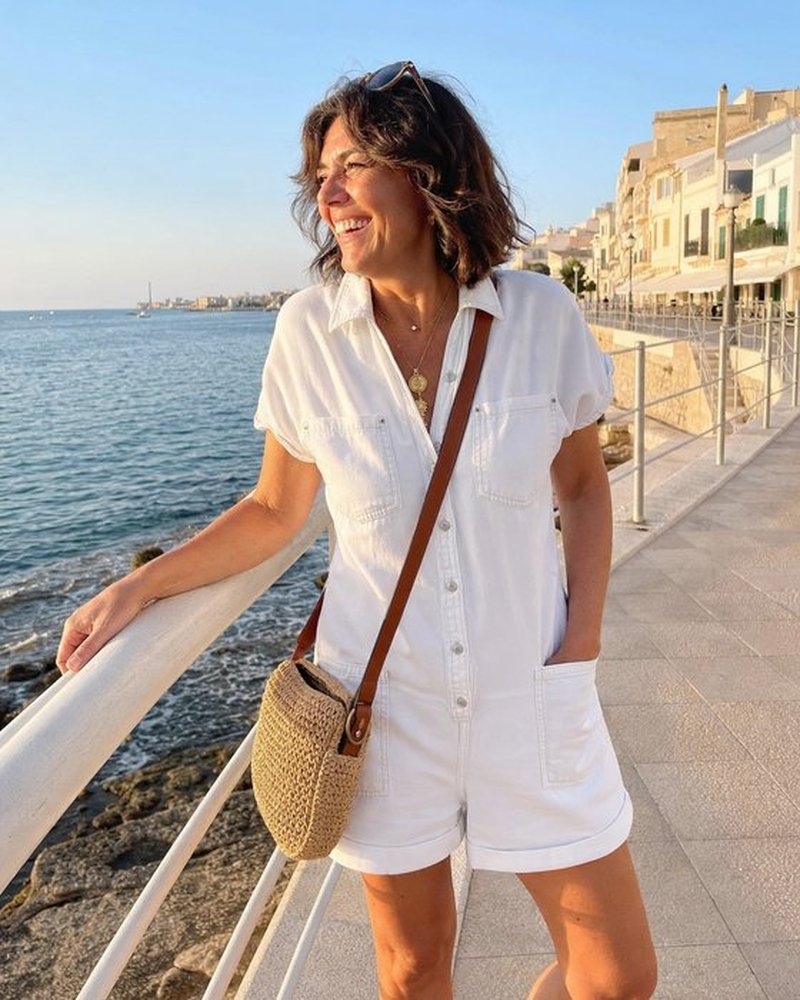 Capri | Soft Denim Playsuit
