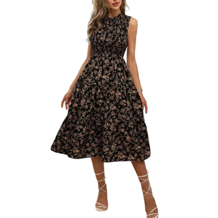 Rosalind — Smocked Floral Tiered Midi Dress